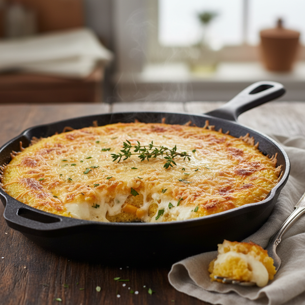 Cheesy Baked Polenta with Parmesan recipe