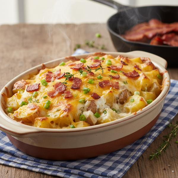 Cheesy Baked Potato Casserole recipe