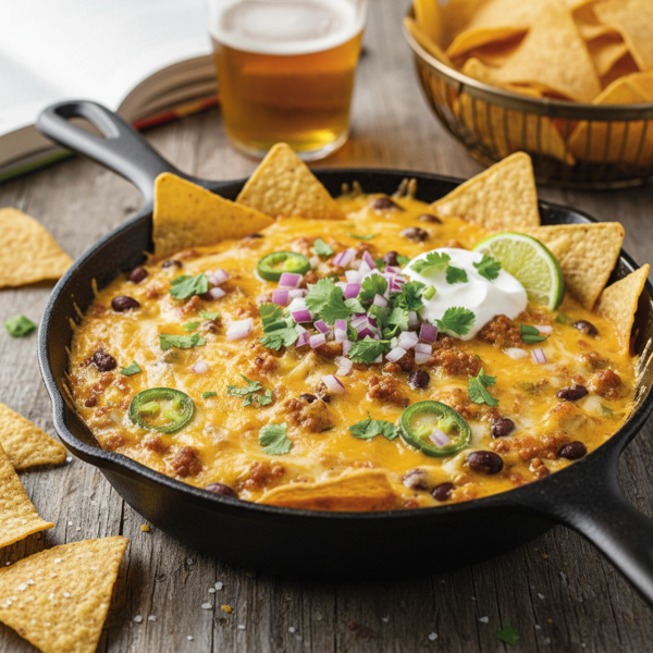 Cheesy Beer Nacho Dip Delight recipe
