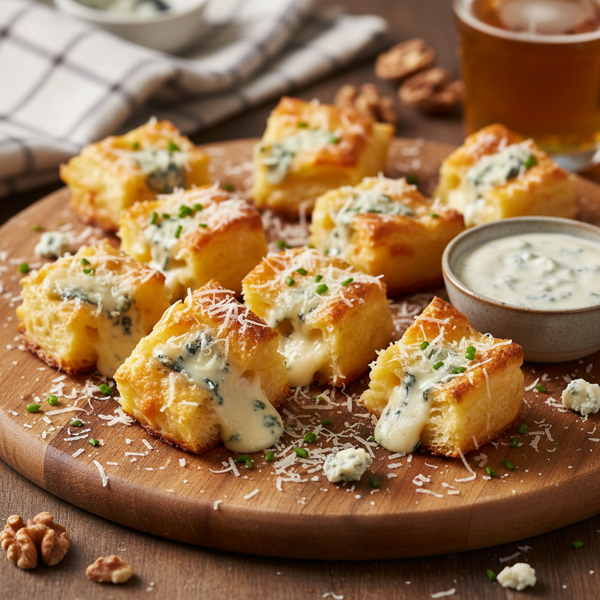 Cheesy Blue Parmesan Bites recipe