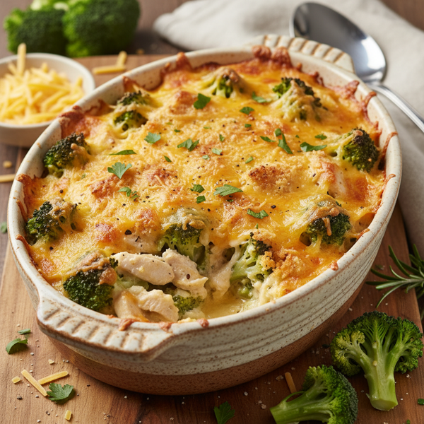 Cheesy Broccoli Casserole Delight recipe