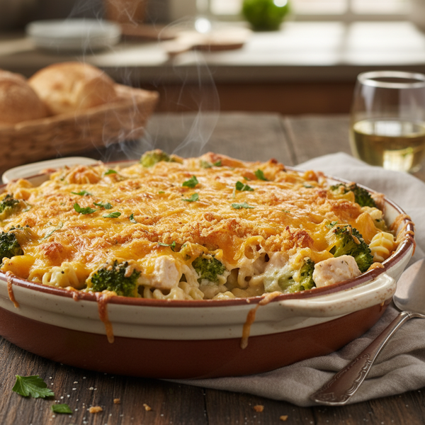 Cheesy Broccoli Delight Casserole recipe