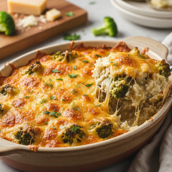 Cheesy Broccoli Rice Casserole recipe