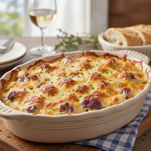 Cheesy Cauliflower Gratin recipe