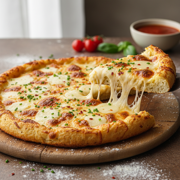 Cheesy Cauliflower Pizza Crust recipe