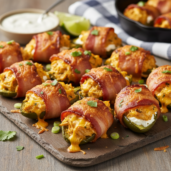 Cheesy Chicken Jalapeño Bombs recipe