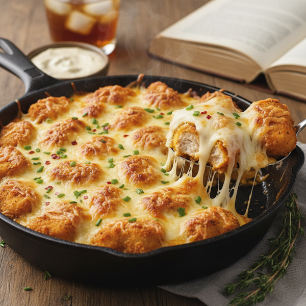 Cheesy Chicken Nugget Bake recipe