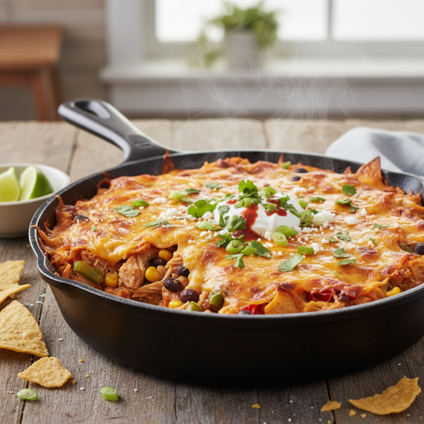 Cheesy Chicken Taco Casserole recipe
