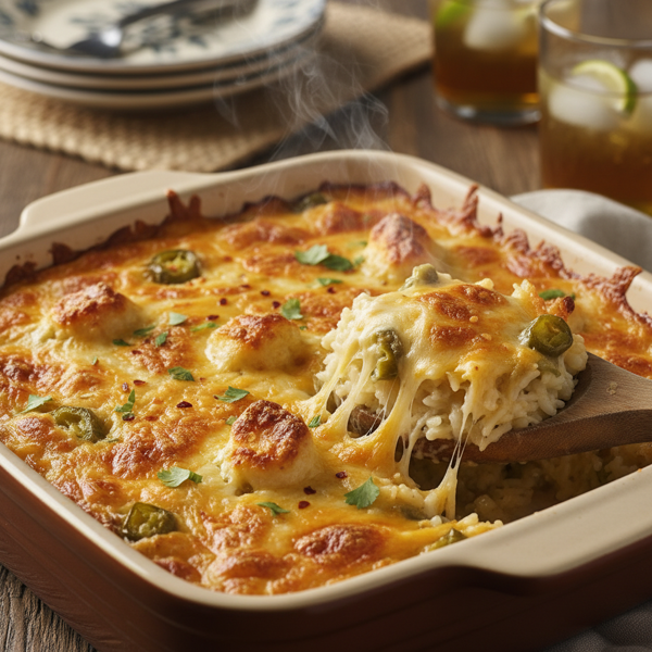 Cheesy Chile Rice Casserole recipe