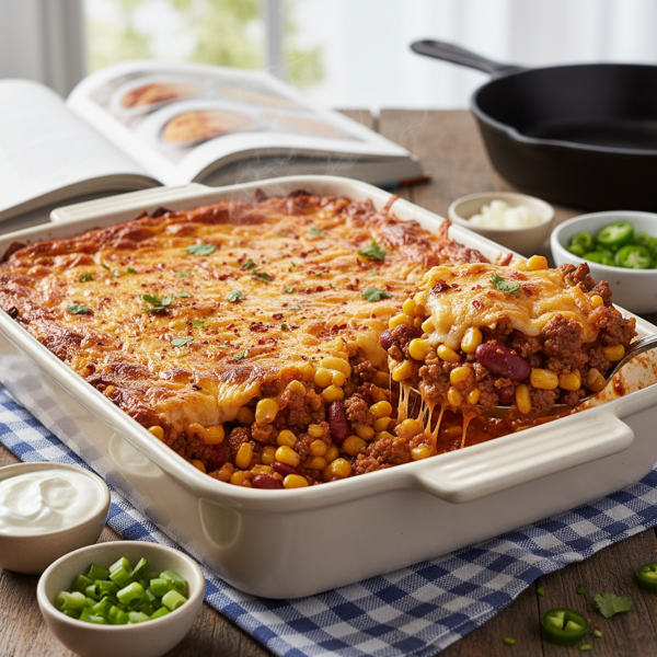 Cheesy Chili Corn Bake recipe