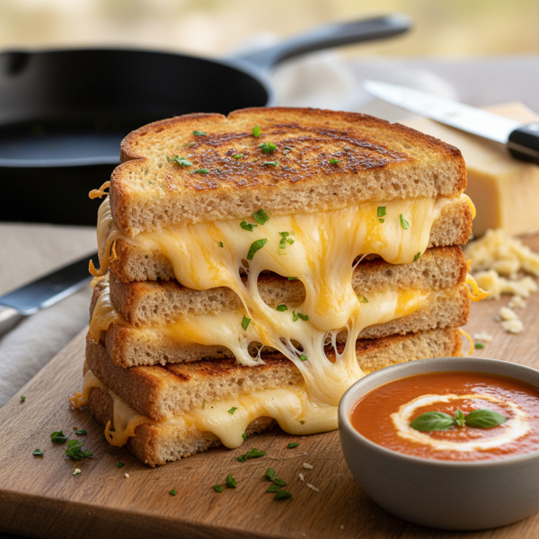 Cheesy Delight Grilled Sandwiches recipe
