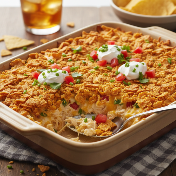 Cheesy Dorito Chicken Bake recipe