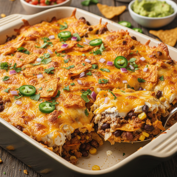 Cheesy Doritos Taco Casserole recipe
