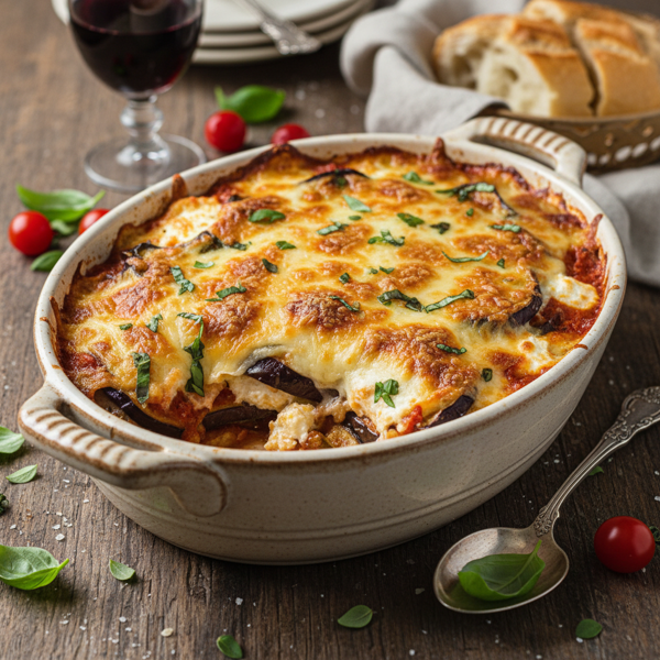 Cheesy Eggplant Paradise Casserole recipe