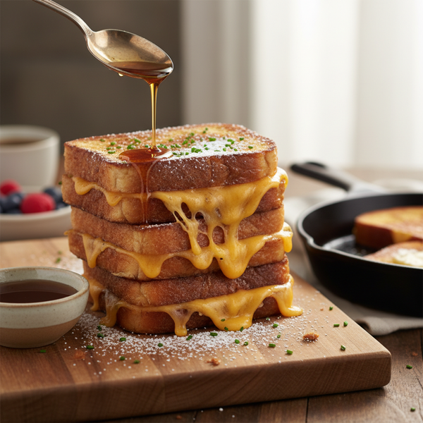 Cheesy French Toast Sandwiches recipe
