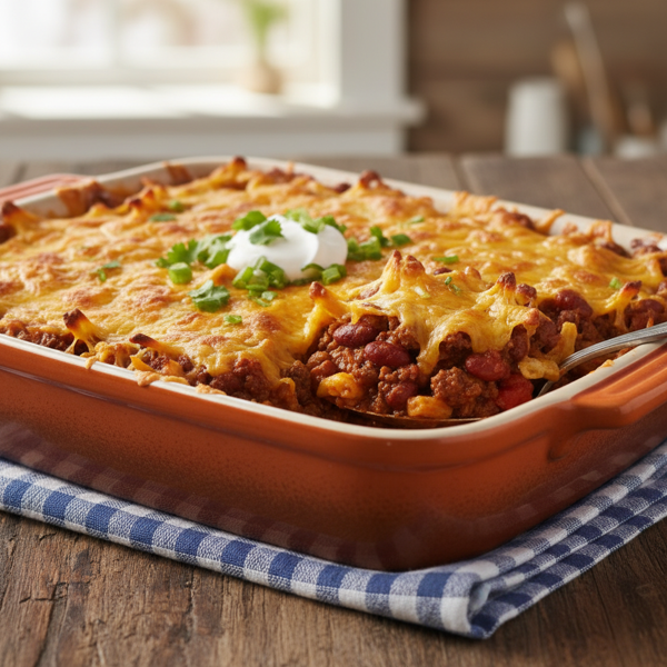 Cheesy Frito Chili Bake recipe