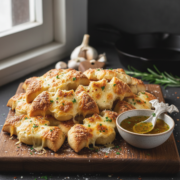 Cheesy Garlic Bat Bites recipe