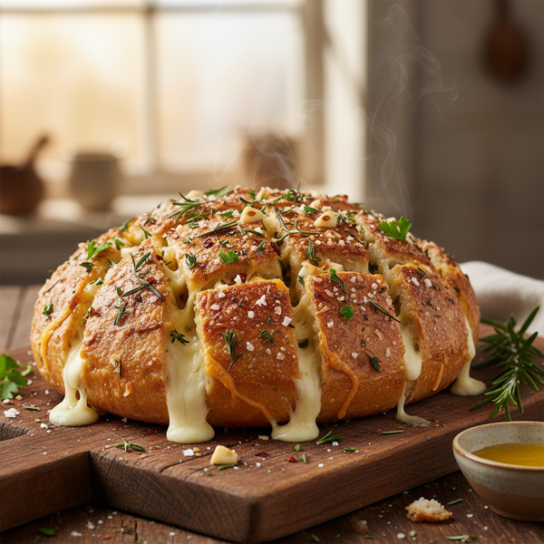 Cheesy Garlic Herb Bread recipe