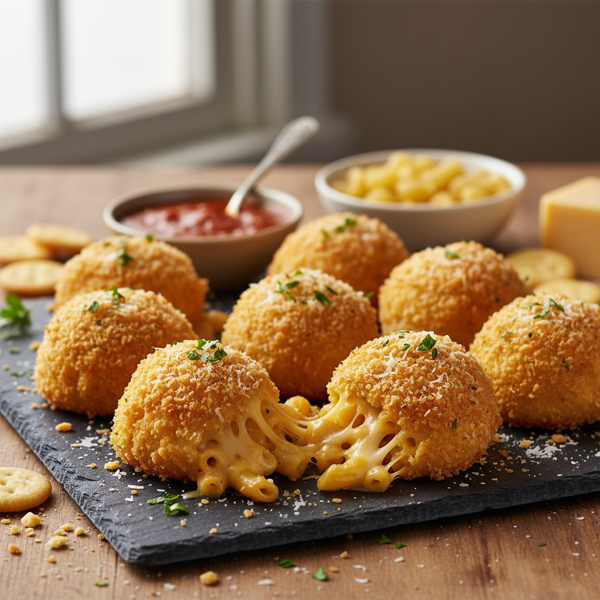 Cheesy Mac & Crust Bites recipe