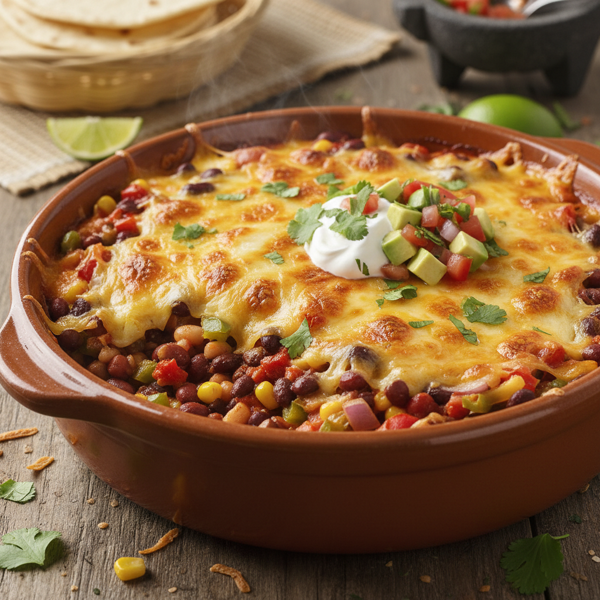 Cheesy Mexican Bean Bake recipe