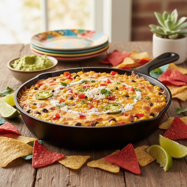 Cheesy Mexicorn Fiesta Dip recipe