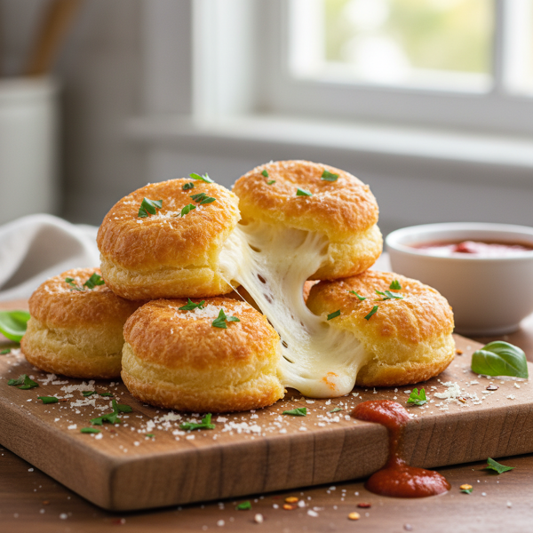 Cheesy Mozzarella Puffs recipe