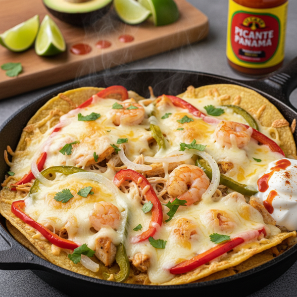 Cheesy Panamanian Delight Tortillas recipe