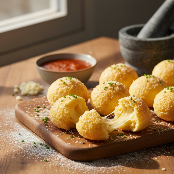 Cheesy Pão de Queijo Bites recipe