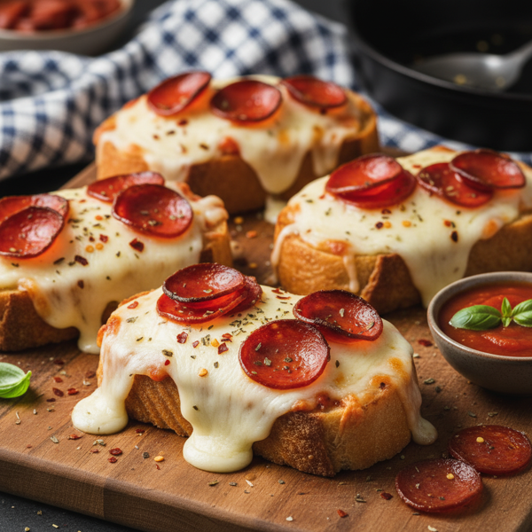 Cheesy Pepperoni Melts recipe
