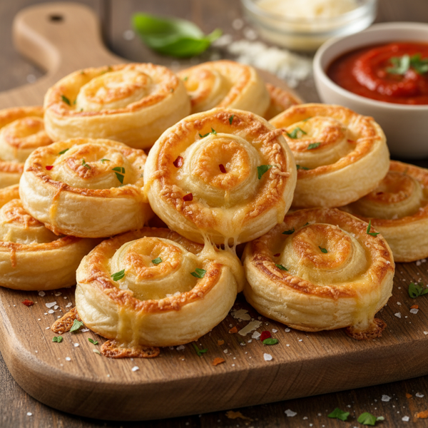 Cheesy Puff Pastry Twists recipe