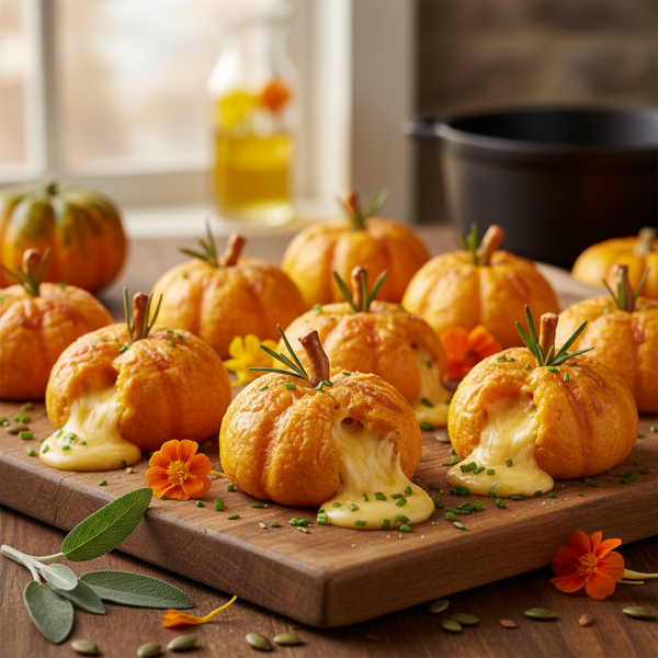Cheesy Pumpkin Patch Delights recipe