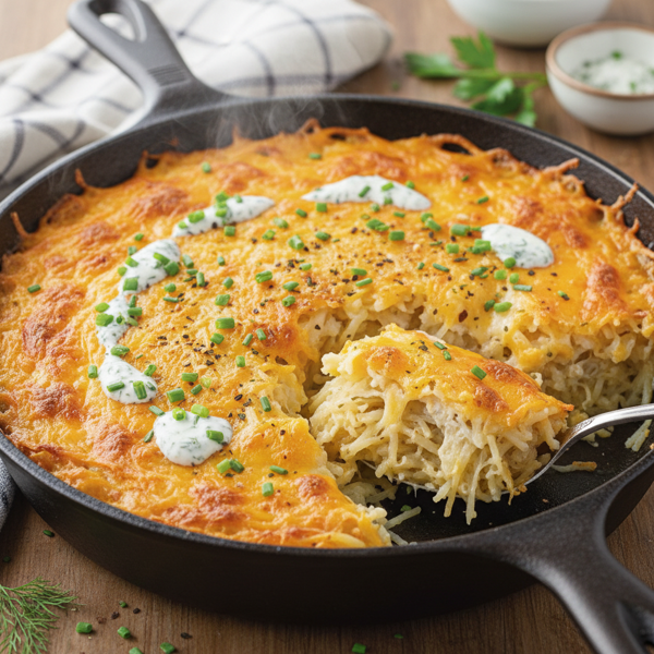 Cheesy Ranch Hash Brown Casserole recipe