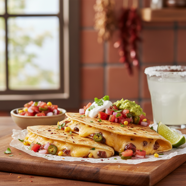 Cheesy Salsa Delight Quesadilla recipe