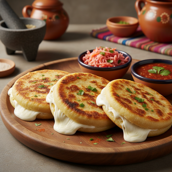 Cheesy Salvadoran Pupusas recipe