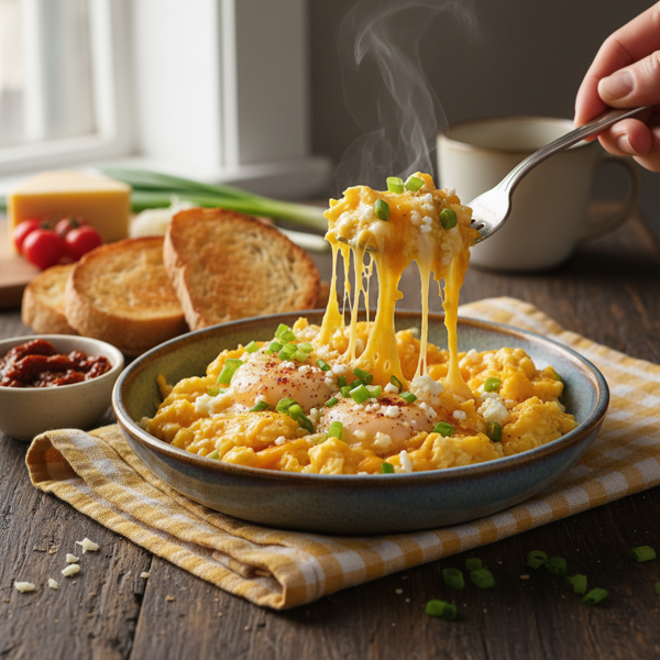 Cheesy Scramble Delight recipe