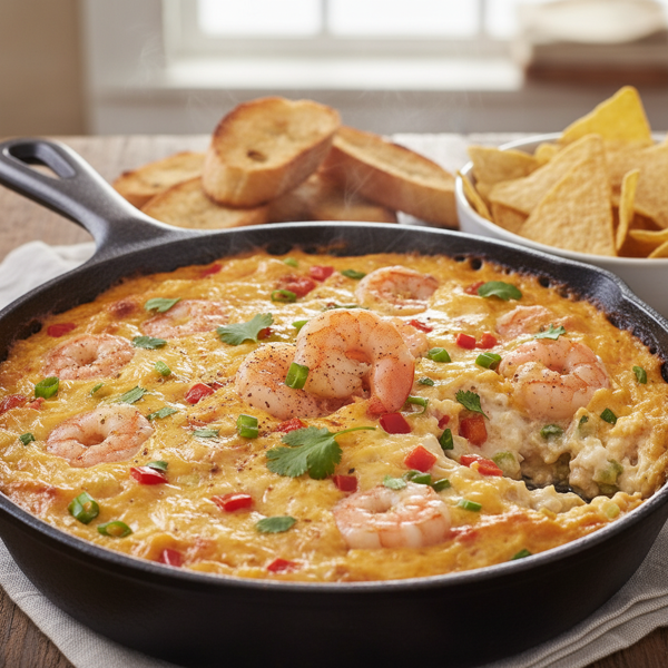 Cheesy Shrimp Delight Dip recipe