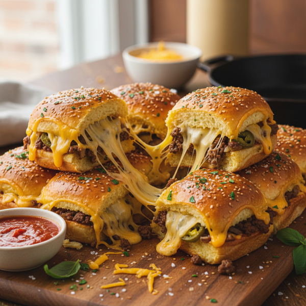 Cheesy Sliders Delight recipe