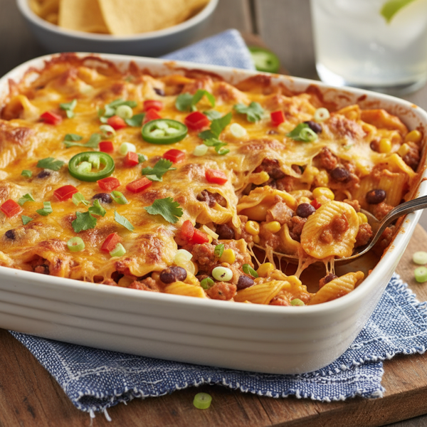 Cheesy Southwest Tortellini Bake recipe
