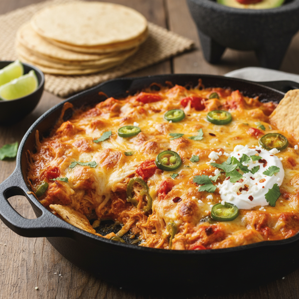 Cheesy Spicy Chicken with Green Chiles recipe