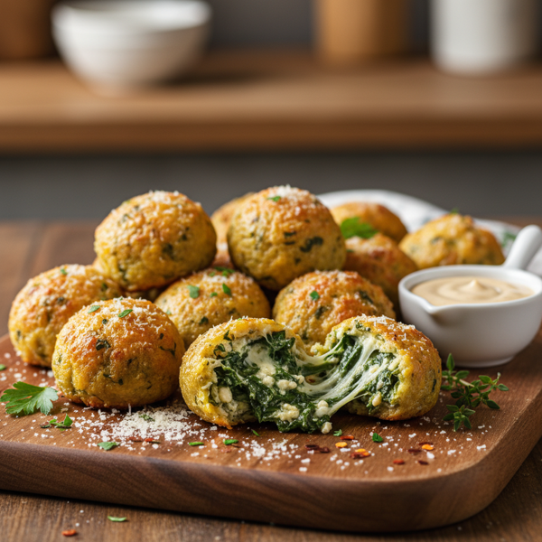 Cheesy Spinach Bites recipe