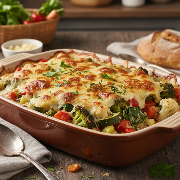Cheesy Swiss Vegetable Bake recipe