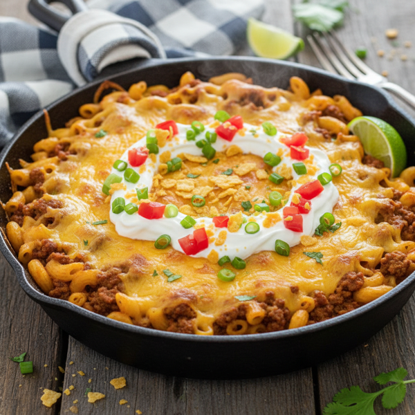 Cheesy Taco-Roni Delight recipe