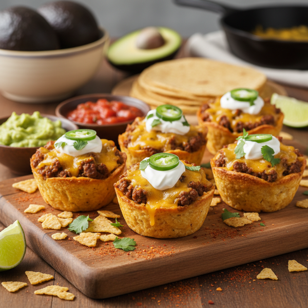 Cheesy Taco Delight Bites recipe