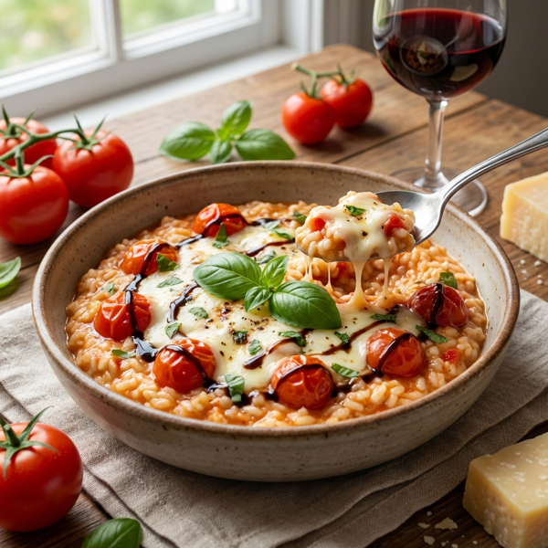 Cheesy Tomato Risotto Delight recipe