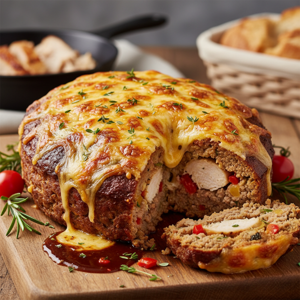 Cheesy Turkey Delight Meatloaf recipe