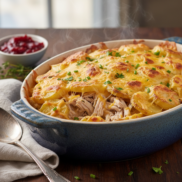 Cheesy Turkey and Potato Delight recipe