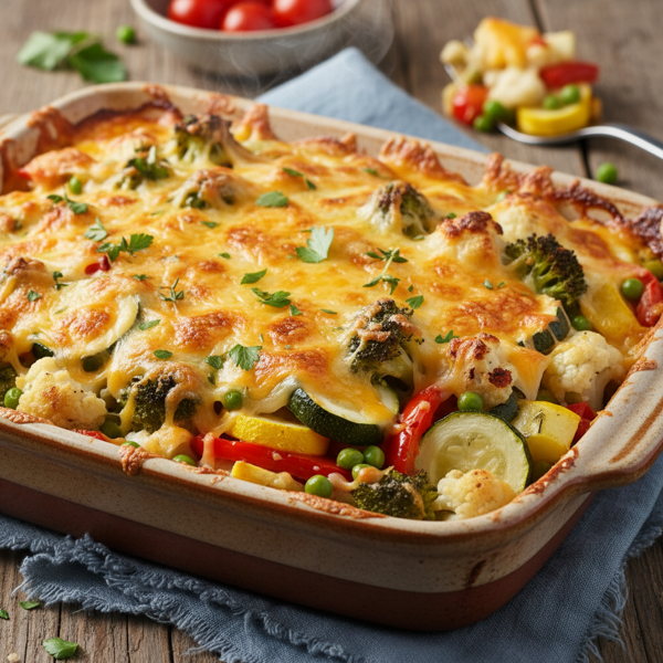 Cheesy Vegetable Delight Casserole recipe