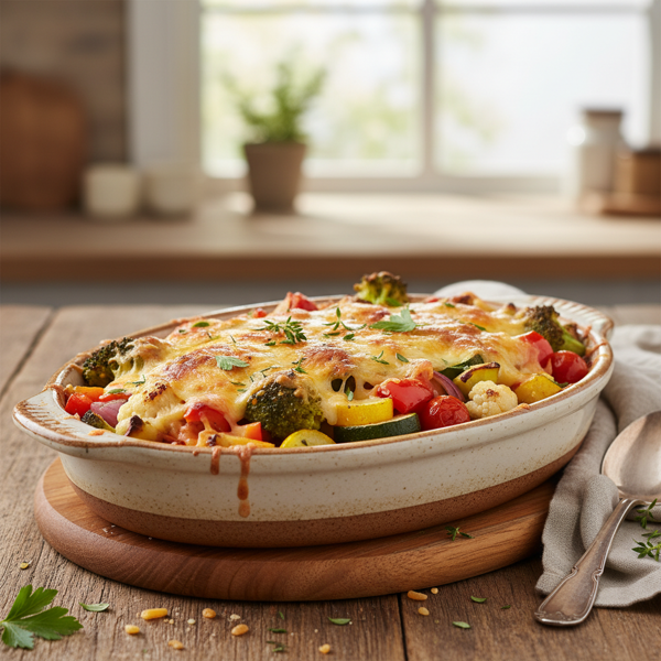 Cheesy Veggie Delight Casserole recipe