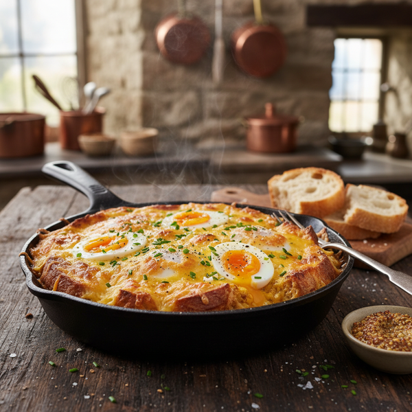 Cheesy Welsh Egg Bake recipe