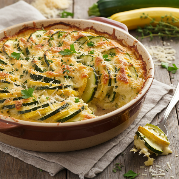 Cheesy Zucchini Gratin Delight recipe